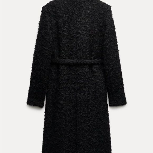 LAST! ZARA MANTECO 82% WOOL BOUCLE COAT ZW COLLECTION - Picture 11 of 11